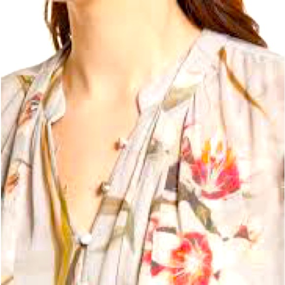 AllSaints Lara Kuroyuri Floral Print Blouse - Picture 2 of 8